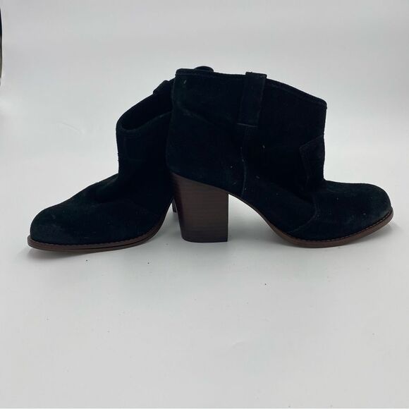 Splendid Women's Lakota Black Suede Ankle Boots sz 9 1/2 - Picture 6 of 8